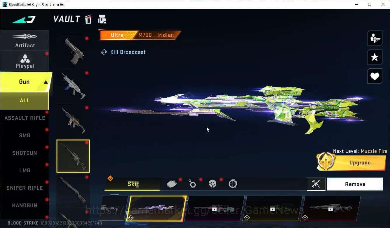 Blood Strike Accounts ASIA| 6 ULTRA [Kraken-Light,Ethan,INP9,M700,MCX,Et image 5