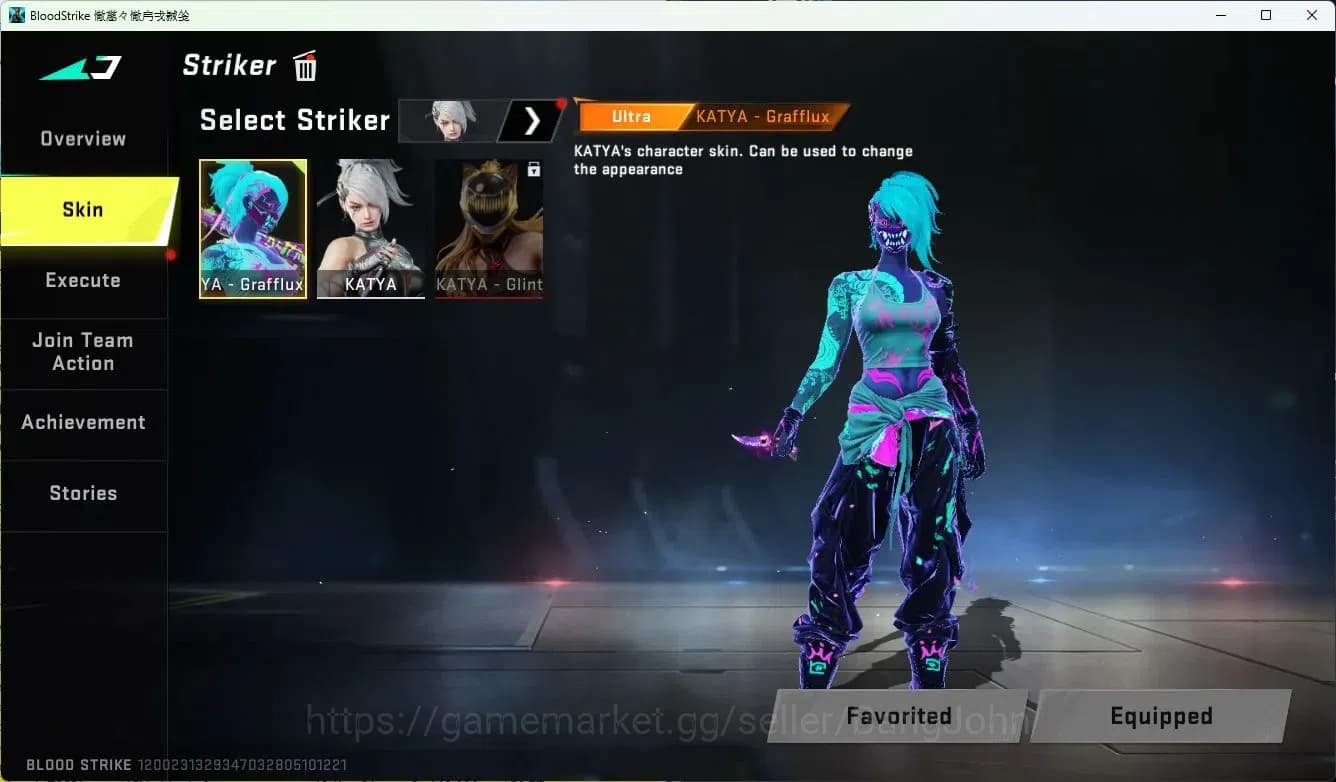 Blood Strike Accounts ASIA|ETERNAL=AUG(LVL4)|ULTRA=BTFLY KNIFE|EVOFED=FA image 3