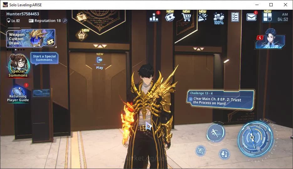 Solo Leveling: ARISE Accounts Power 768K| 13SSR (Cha Hae-In A6+SignA8, Mirei A5+ image 1