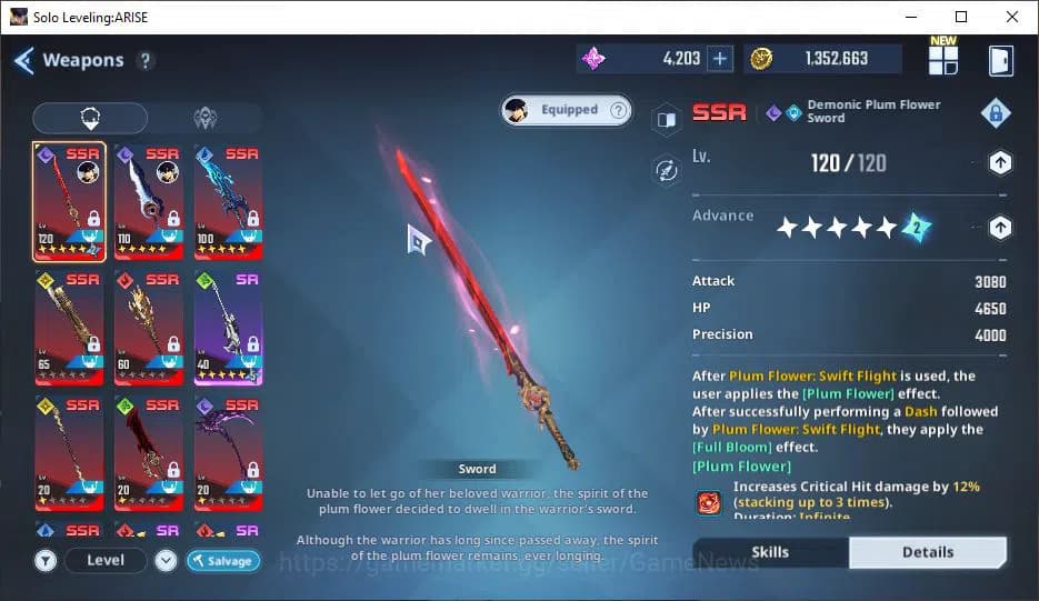 Solo Leveling: ARISE Accounts Power 768K| 13SSR (Cha Hae-In A6+SignA8, Mirei A5+ image 8