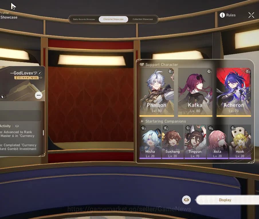 Honkai Star Rail Accounts ASIA|TL 64|1,6K SJ|11 Limited|[Castorice,Phainon,K image 12