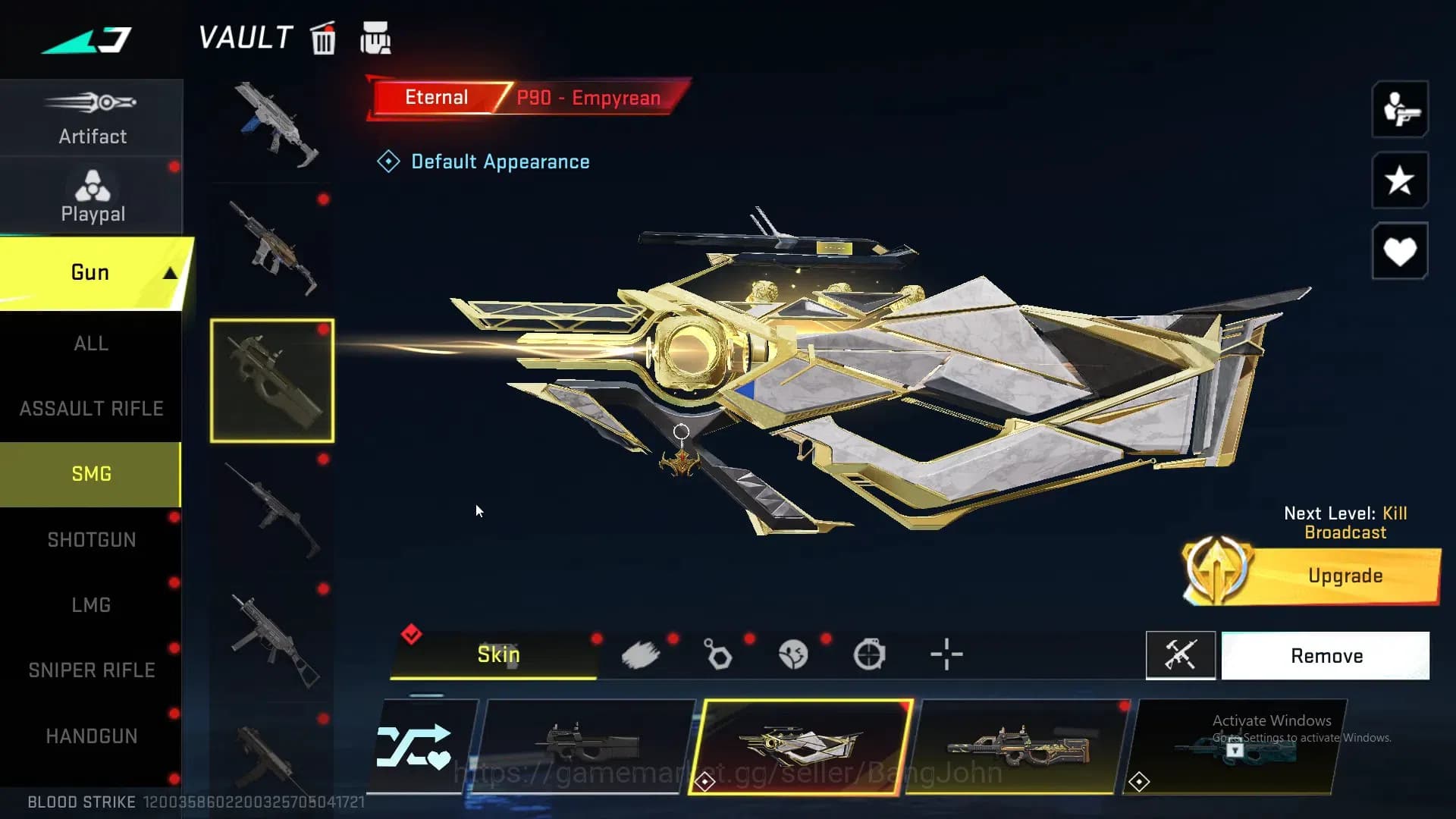 Blood Strike Accounts ASIA | Eternal AK47 + P90 | Ultra = Scar,AR97,FAL, image 3