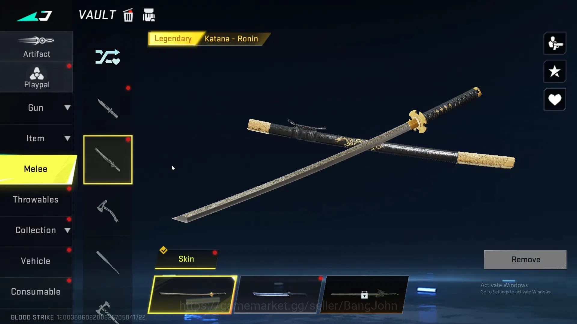 Blood Strike Accounts ASIA | Eternal AK47 + P90 | Ultra = Scar,AR97,FAL, image 9