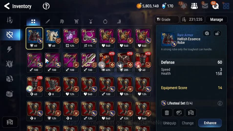 Epic Seven Accounts GLOBAL VERIF|9 ML(LOT Scales,DB Senya,BW Iseria,Et image 10