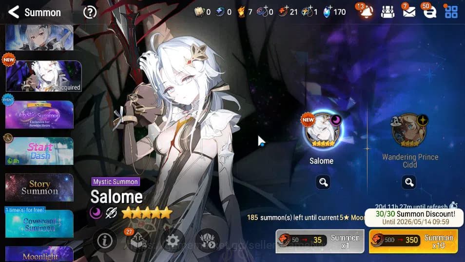 Epic Seven Accounts GLOBAL VERIF|9 ML(LOT Scales,DB Senya,BW Iseria,Et image 13