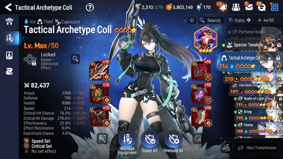 Epic Seven Accounts GLOBAL VERIF|9 ML(LOT Scales,DB Senya,BW Iseria,Et image 2