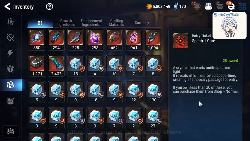 Epic Seven Accounts GLOBAL VERIF|9 ML(LOT Scales,DB Senya,BW Iseria,Et image 6