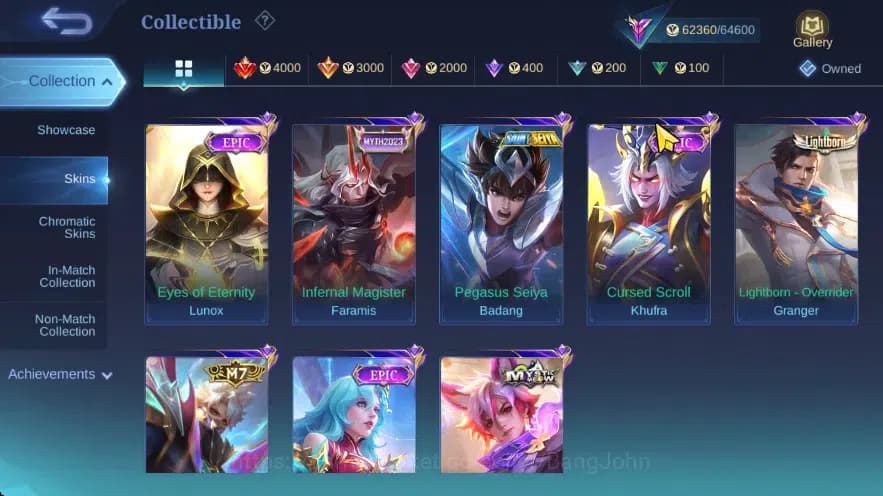 Mobile Legends: Bang Bang Accounts GLOBAL| Hero 132 Skin 293, ANN Haya, PRIME GR, VAL image 3