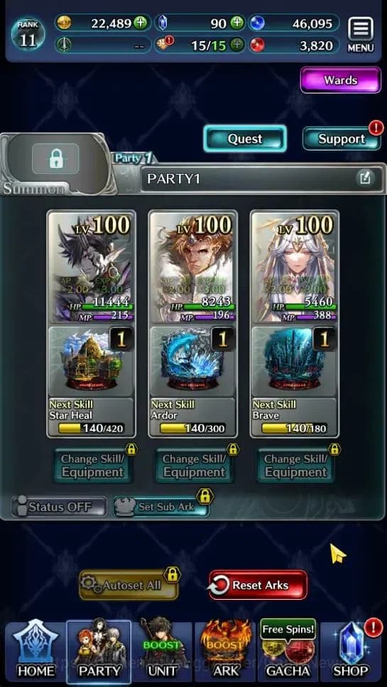 Last Cloudia Accounts GLOBAL|Rank 11|Top Tier Unit [Demon Lord Judecca-S image 5