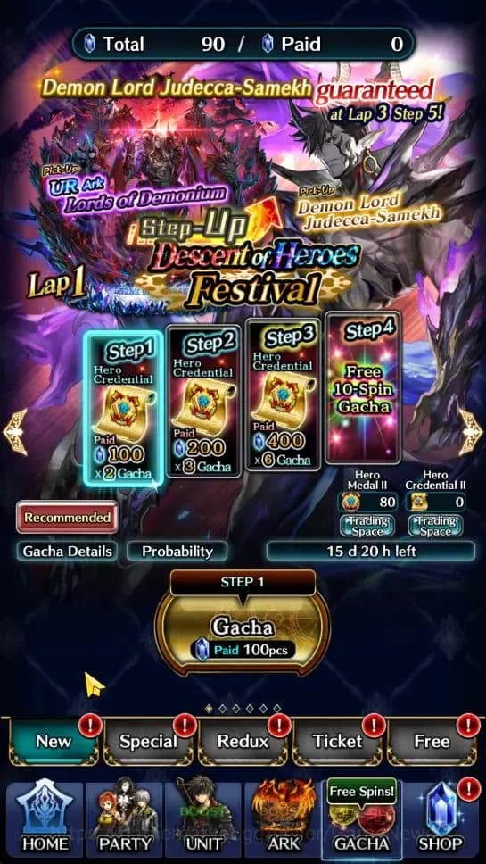 Last Cloudia Accounts GLOBAL|Rank 11|Top Tier Unit [Demon Lord Judecca-S image 7
