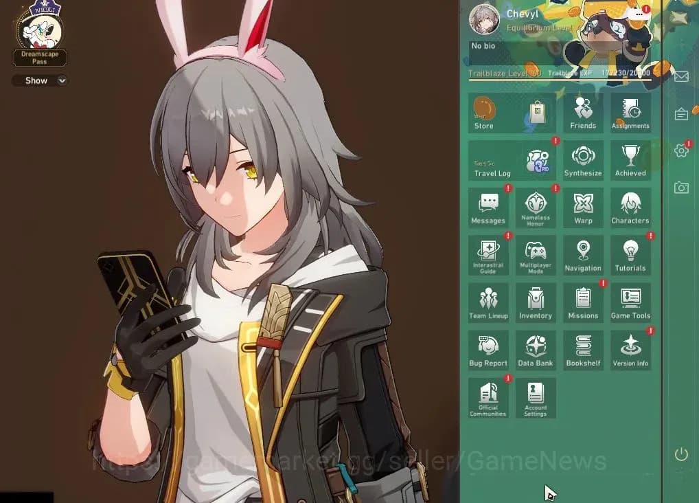 Honkai Star Rail Accounts Asia|TL 60|235 Special Pass|6 Limited|SW LV.999+Si image 1