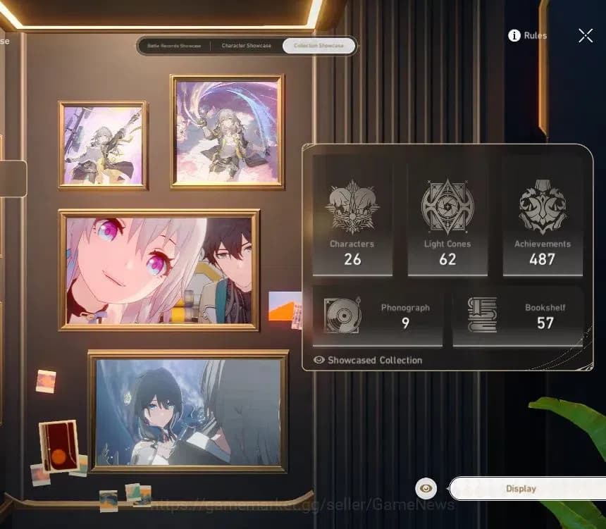 Honkai Star Rail Accounts Asia|TL 60|235 Special Pass|6 Limited|SW LV.999+Si image 3