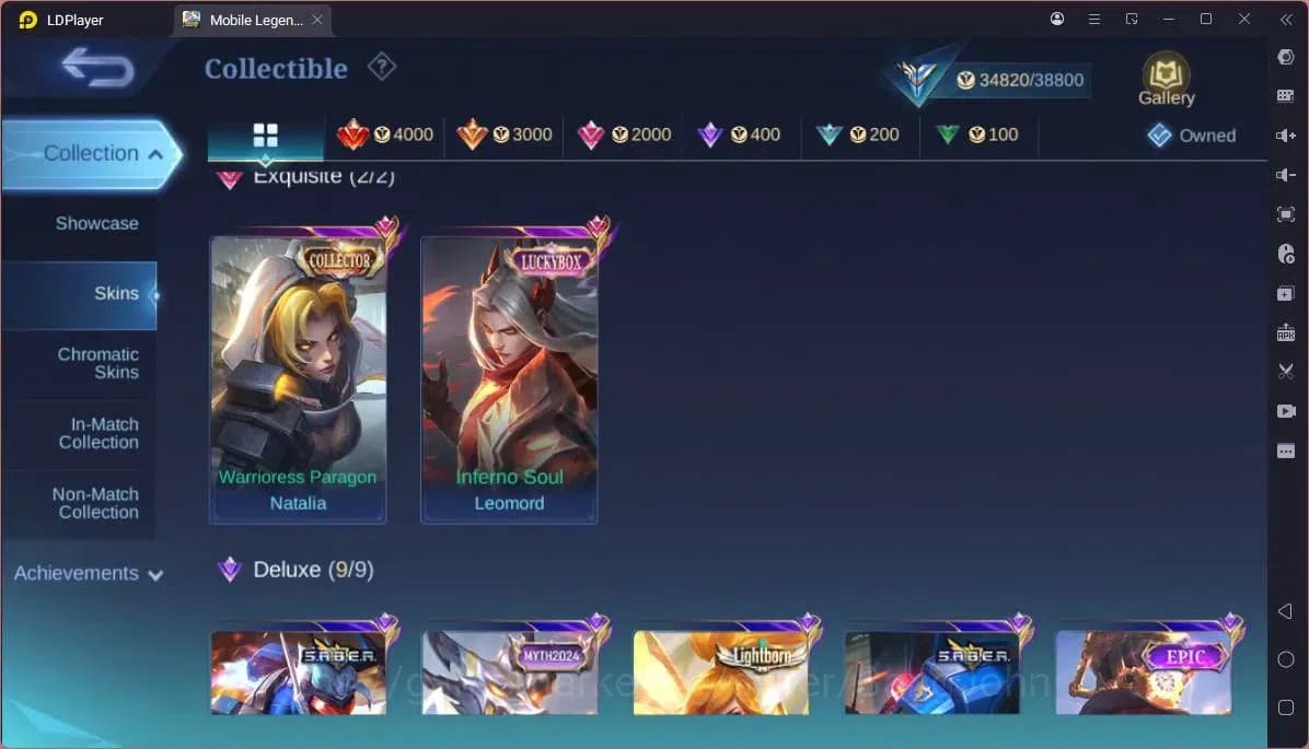 Mobile Legends: Bang Bang Accounts GLOBAL Hero 78 Skin 135 |Transformers Roger|KOF Ka image 4