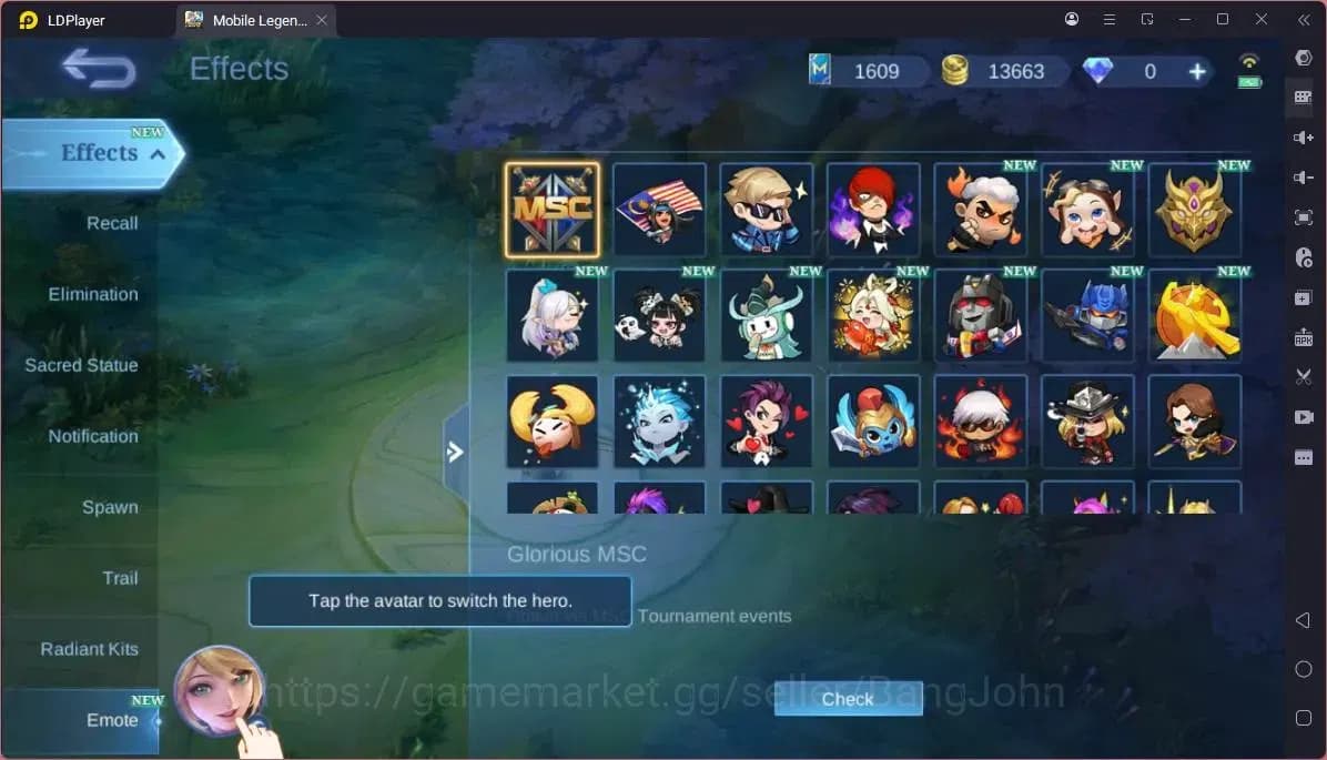 Mobile Legends: Bang Bang Accounts GLOBAL Hero 78 Skin 135 |Transformers Roger|KOF Ka image 6