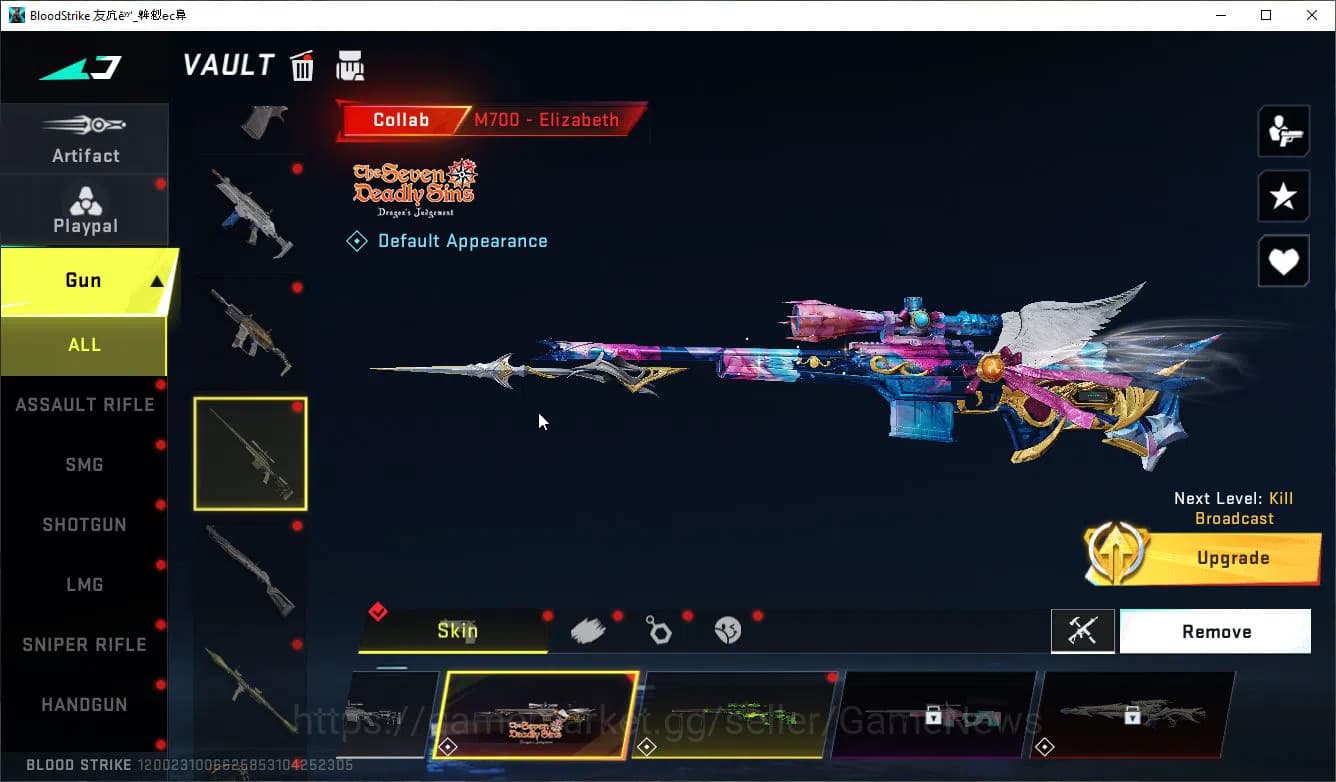 Blood Strike Accounts ASIA|Collab 7DS (M700-Elizabeth,AK47-Rhita,Karl98, image 8