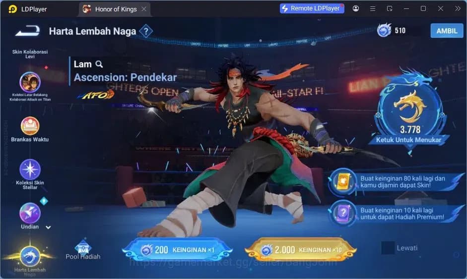 Honor of Kings Accounts Global | Saint Seiya Dharma | LNY Da Qiao | Legend image 19
