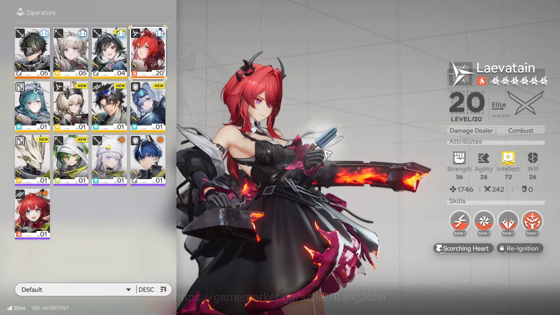 Arknights: Endfield Accounts Starter Lvl 2 | ASIA | Oroberyl 2200 | SSR Laevata image 3