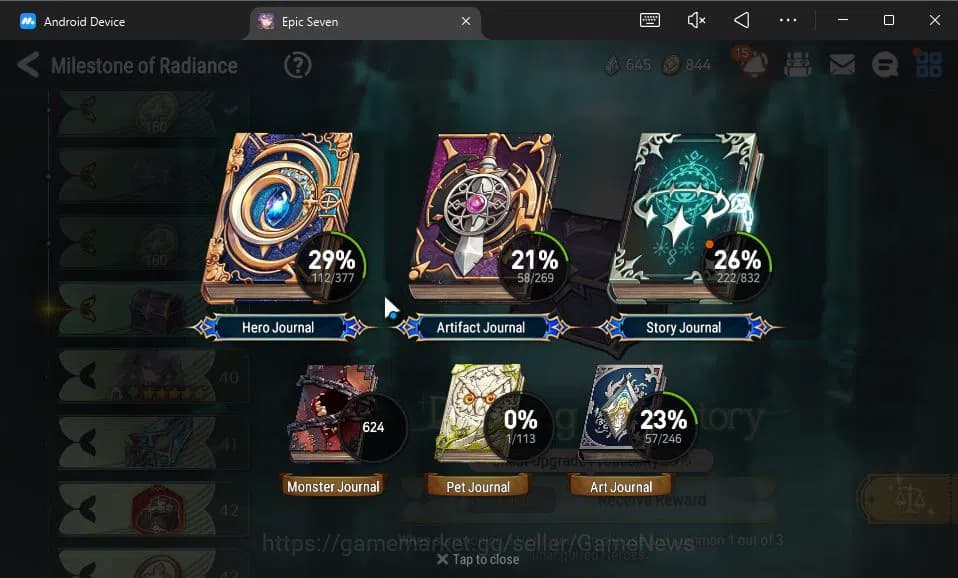 Epic Seven Accounts GBL Unverif|New Era|6 ML(Salome,DB Senya,SE Celine image 16