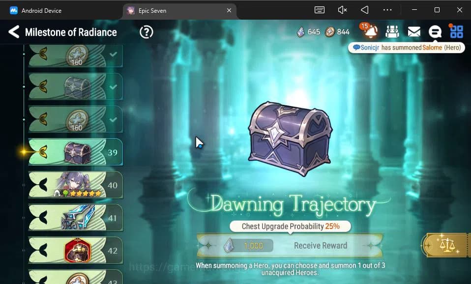 Epic Seven Accounts GBL Unverif|New Era|6 ML(Salome,DB Senya,SE Celine image 17