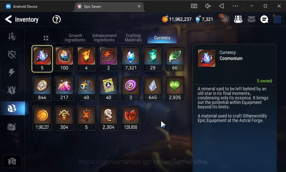 Epic Seven Accounts GBL Unverif|New Era|6 ML(Salome,DB Senya,SE Celine image 9