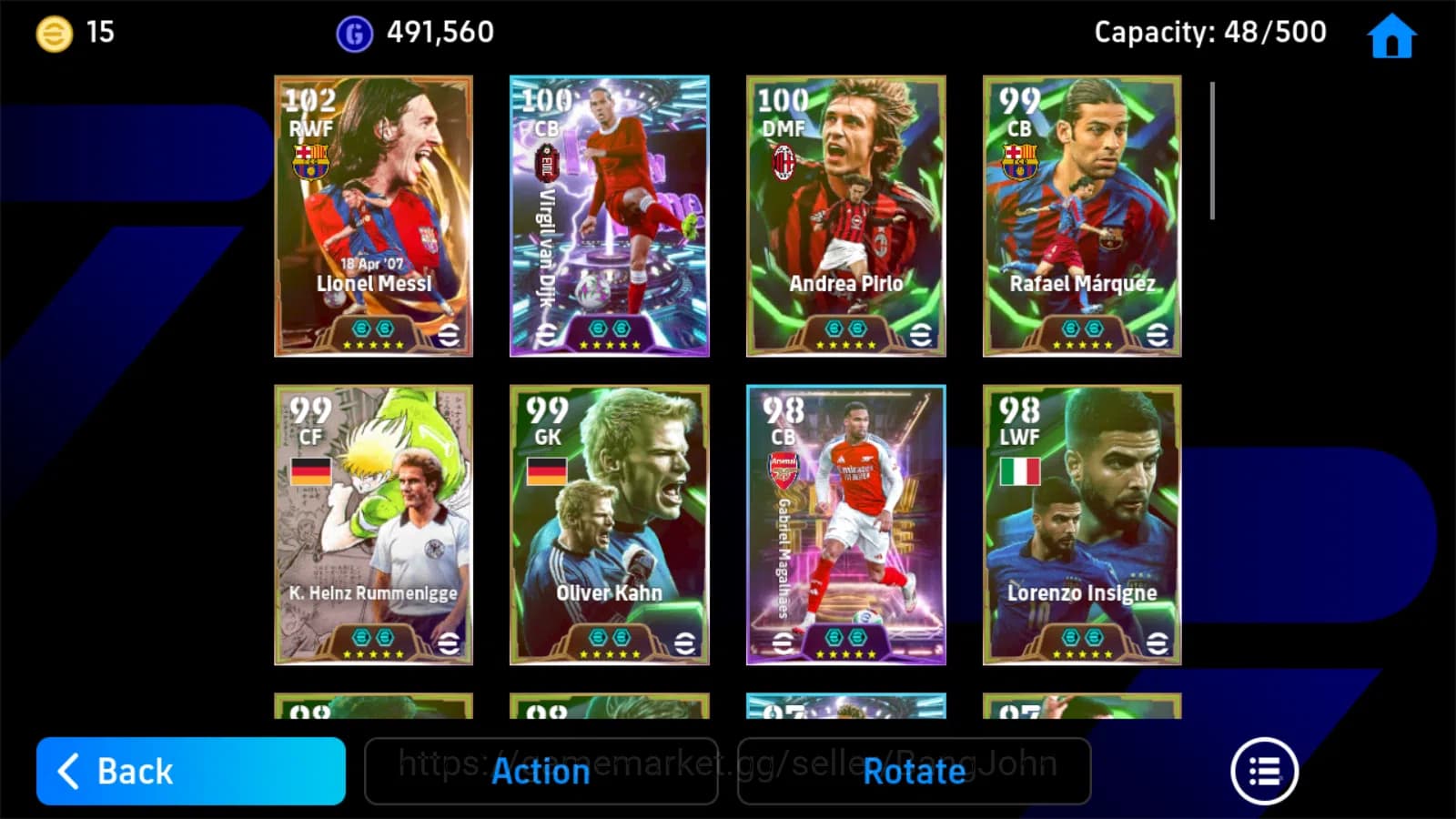 eFootball Accounts Power 3233 | messi bigtime 2007 | rummenigge tsuba image 4