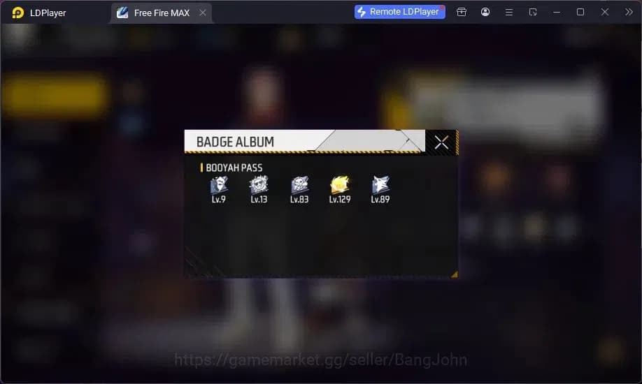 Free Fire Accounts Indonesia | Yuji Itadori collab bundle, Vault 241, image 16