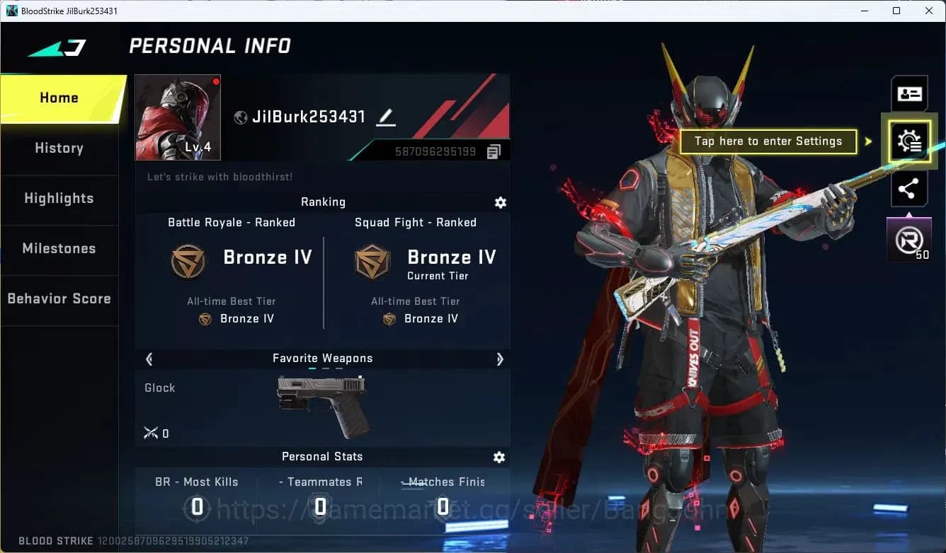Blood Strike Accounts ASIA | Ultra ETHAN | 2 Legendary Guns | Ultra Skin image 1