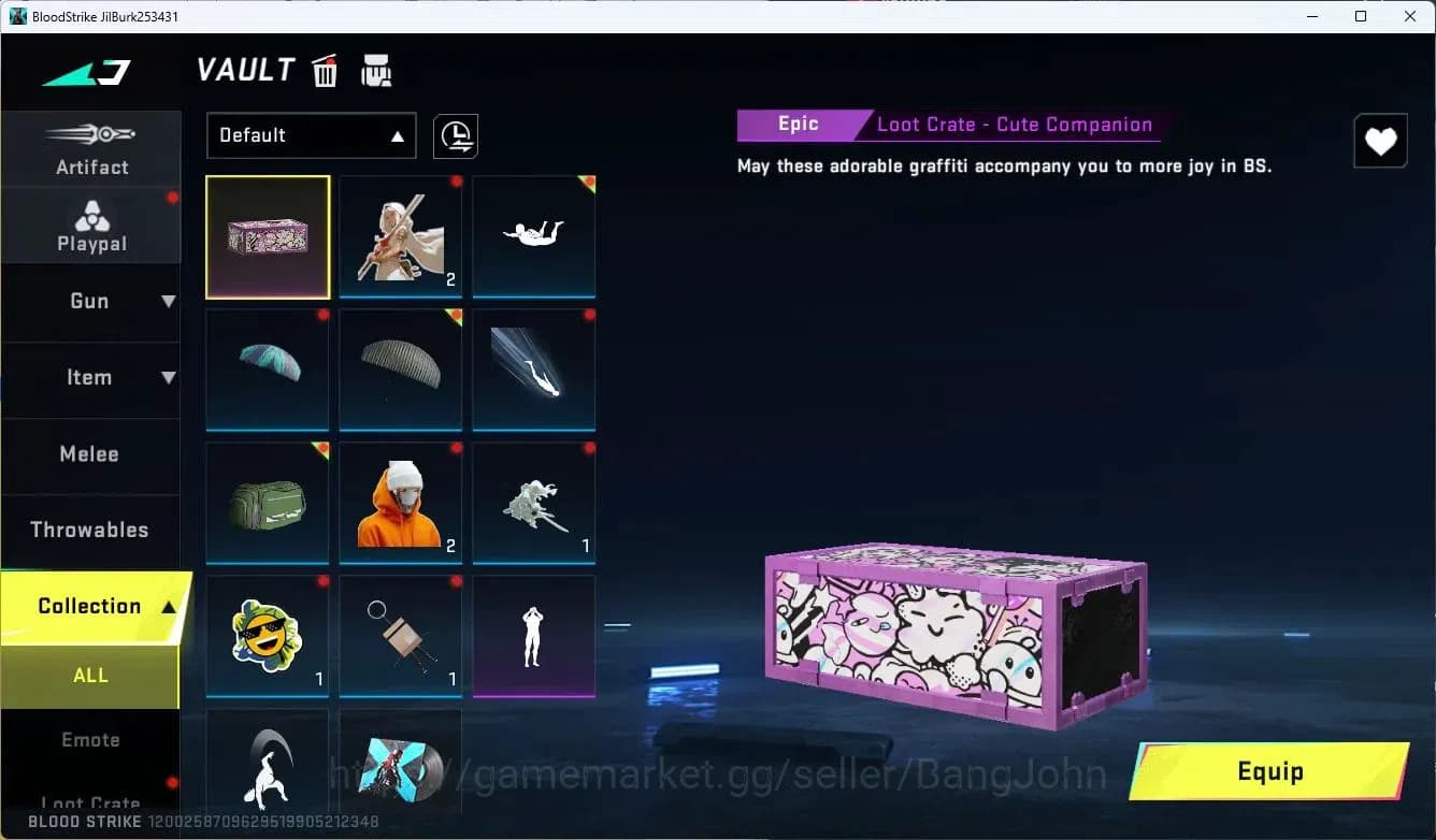 Blood Strike Accounts ASIA | Ultra ETHAN | 2 Legendary Guns | Ultra Skin image 8