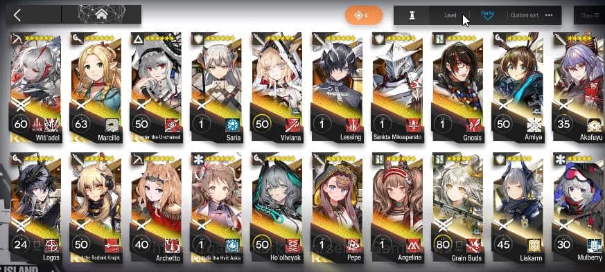 Arknights Accounts Lv 32|133 OP+4 Skin|7,2K Orun|6 Limited| Wisadel, image 5