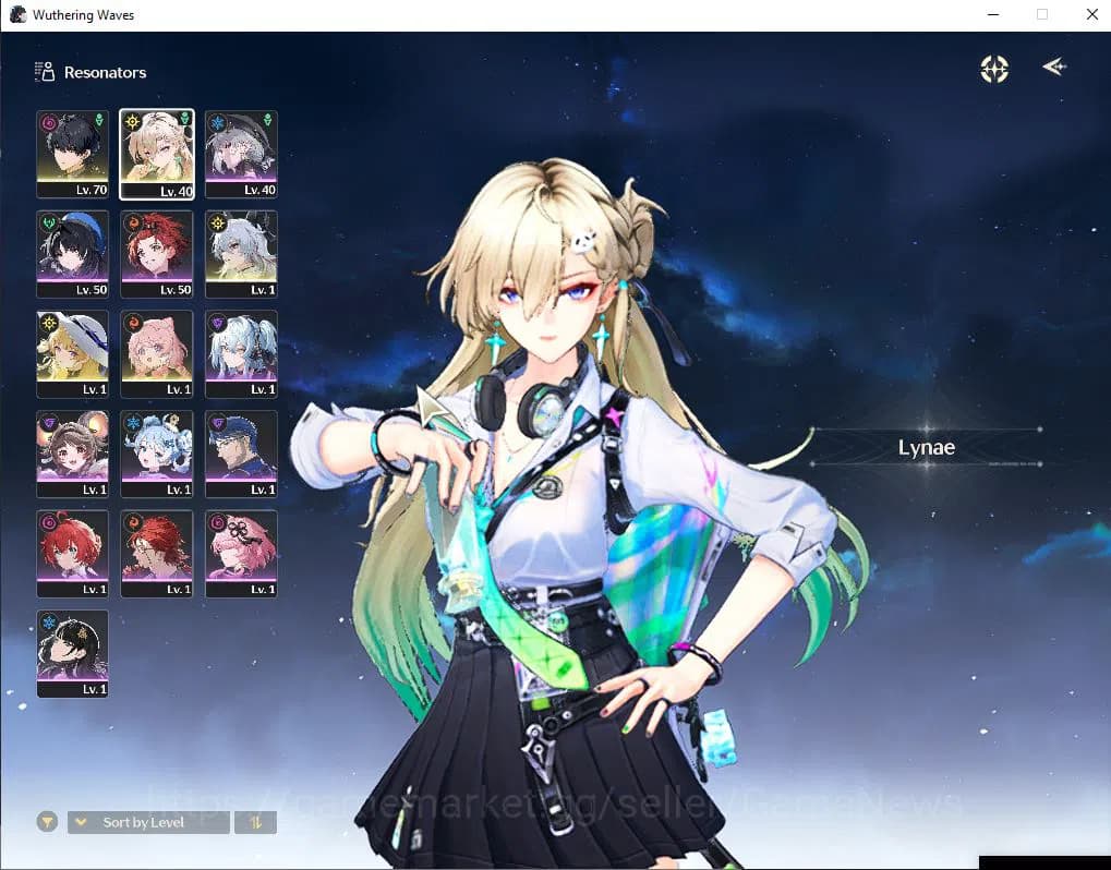 Wuthering Waves Accounts SEA | UL 46 | 3 Limited | (Lynae, Zani, Phoebe)+Si image 16