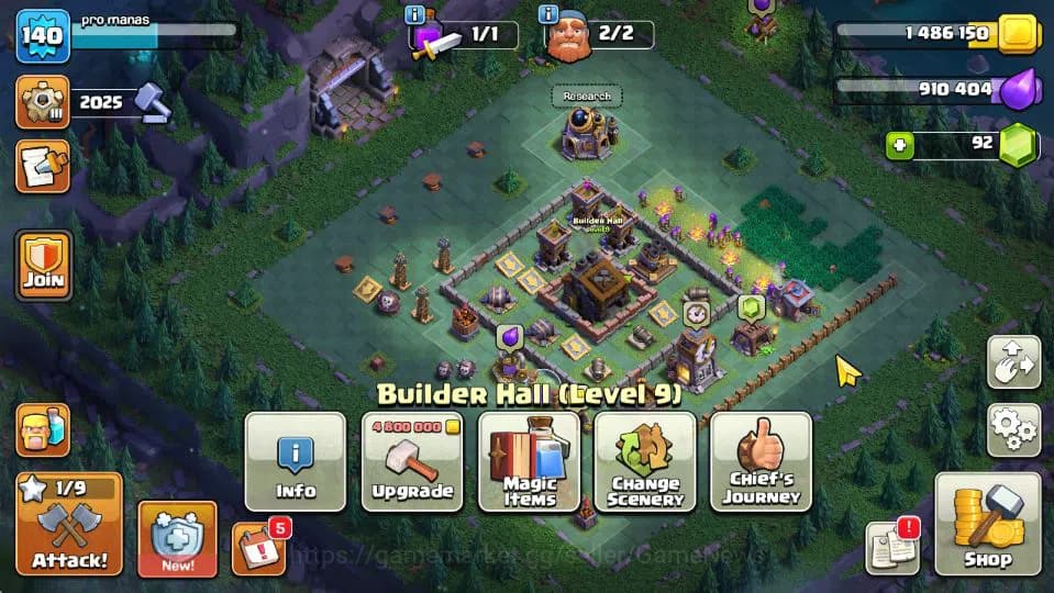 Clash of Clans Accounts TH 15-BH 9|LV 140|Limited Skin|HH 9|BK 44,AQ 40,GW image 11