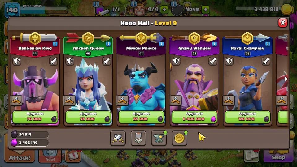 Clash of Clans Accounts TH 15-BH 9|LV 140|Limited Skin|HH 9|BK 44,AQ 40,GW image 9