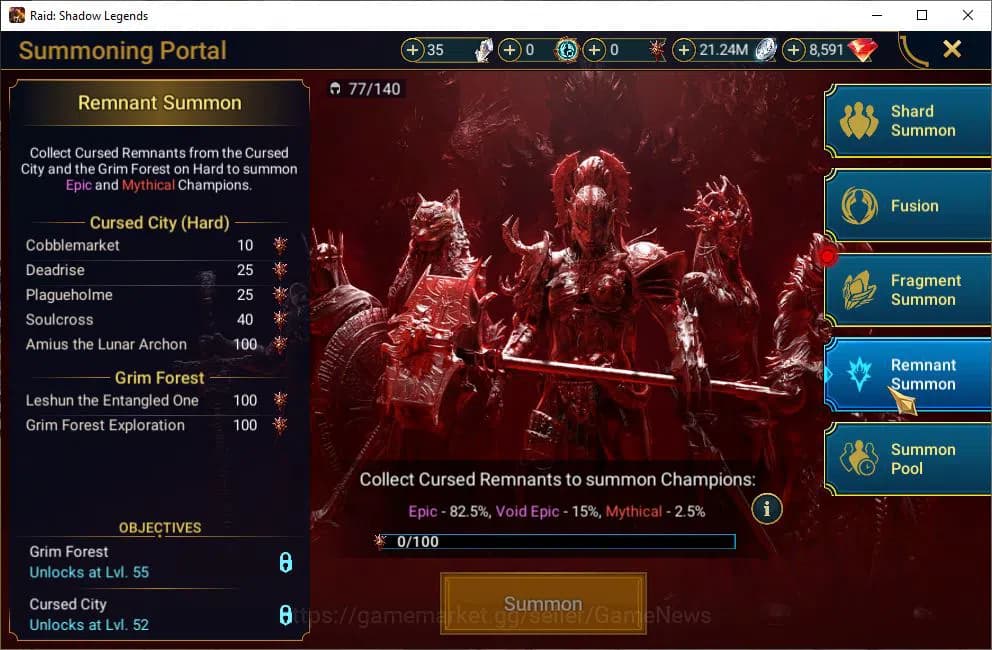 Raid: Shadow Legends Accounts Lv18 443K Power|8,5K Gems|1 Mythical(Joan)|17 Lege image 19