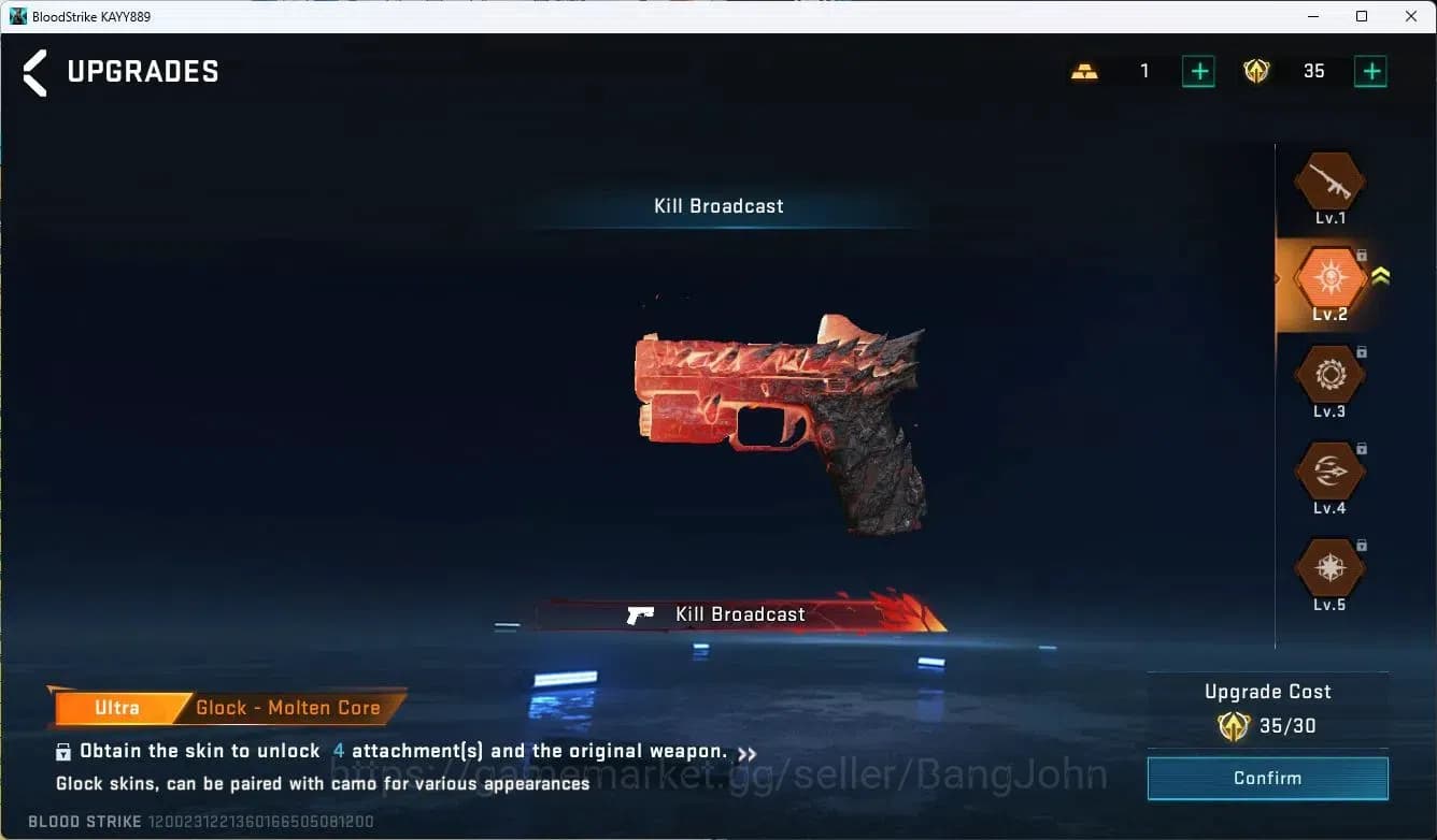 Blood Strike Accounts ASIA |COLLAB=MP5|ULTRA=DUAL BLADE,ONE-HANDED AXE,V image 12