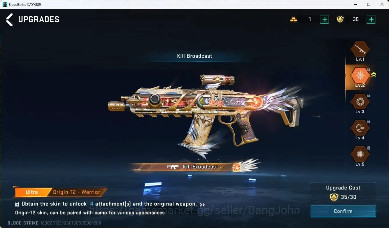 Blood Strike Accounts ASIA |COLLAB=MP5|ULTRA=DUAL BLADE,ONE-HANDED AXE,V image 13