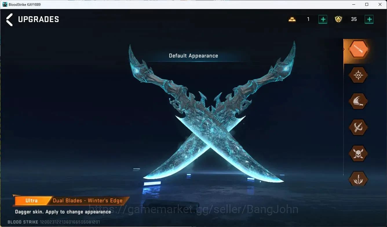Blood Strike Accounts ASIA |COLLAB=MP5|ULTRA=DUAL BLADE,ONE-HANDED AXE,V image 18