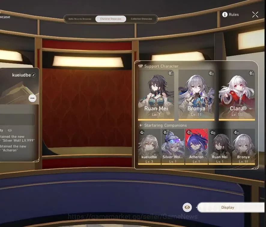 Honkai Star Rail Accounts Asia|TL 6|1 Golden Companion Spirit|2 Limited| Sil image 2