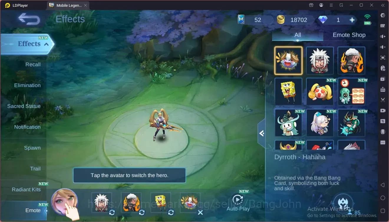 Mobile Legends: Bang Bang Accounts Global|Hero 154|Skin 176|Renowned|Sanrio Claude,Fl image 12