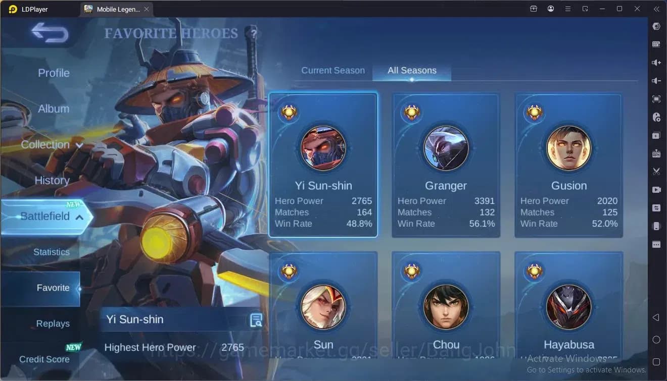 Mobile Legends: Bang Bang Accounts Global|Hero 154|Skin 176|Renowned|Sanrio Claude,Fl image 15