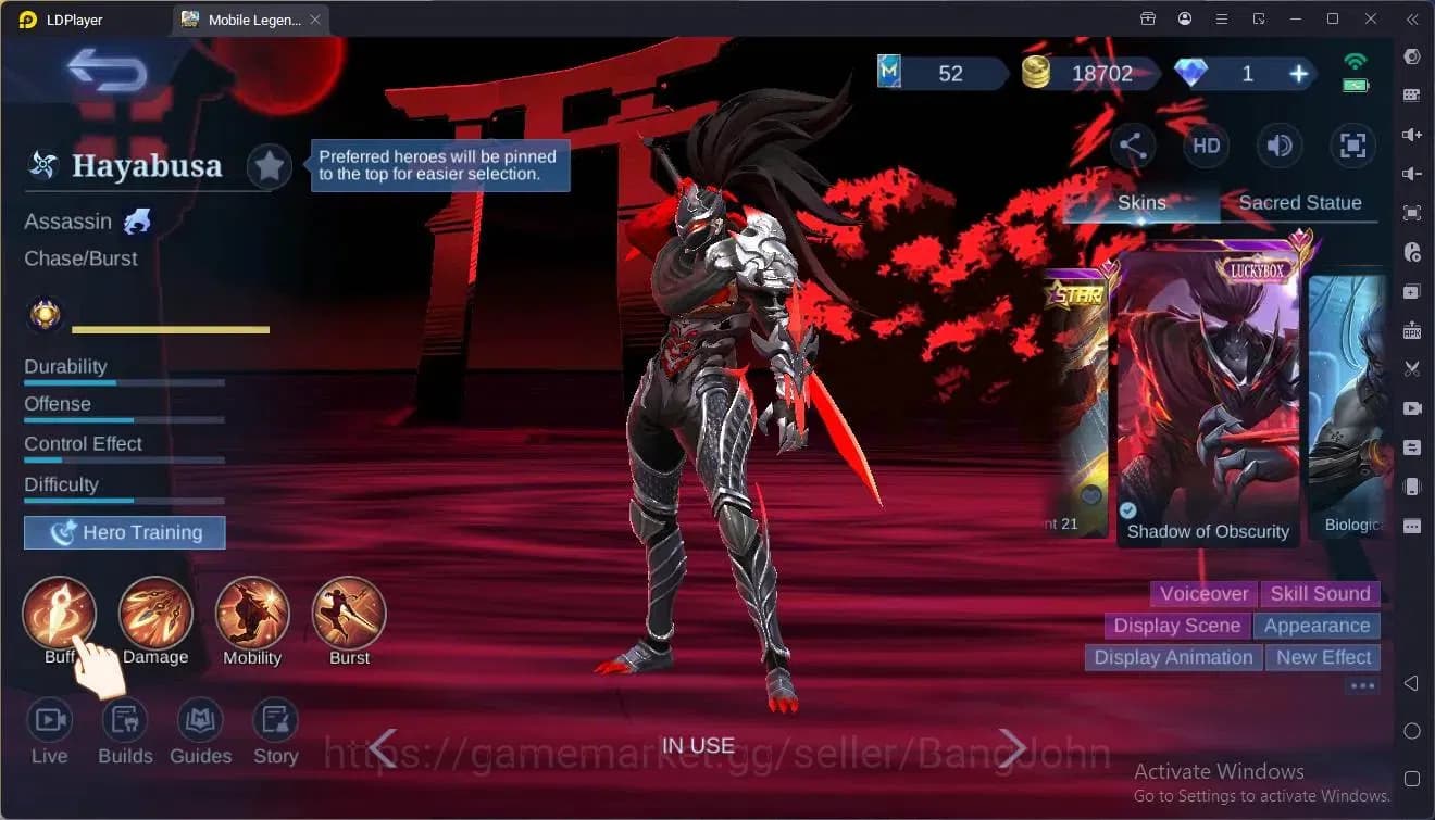 Mobile Legends: Bang Bang Accounts Global|Hero 154|Skin 176|Renowned|Sanrio Claude,Fl image 4