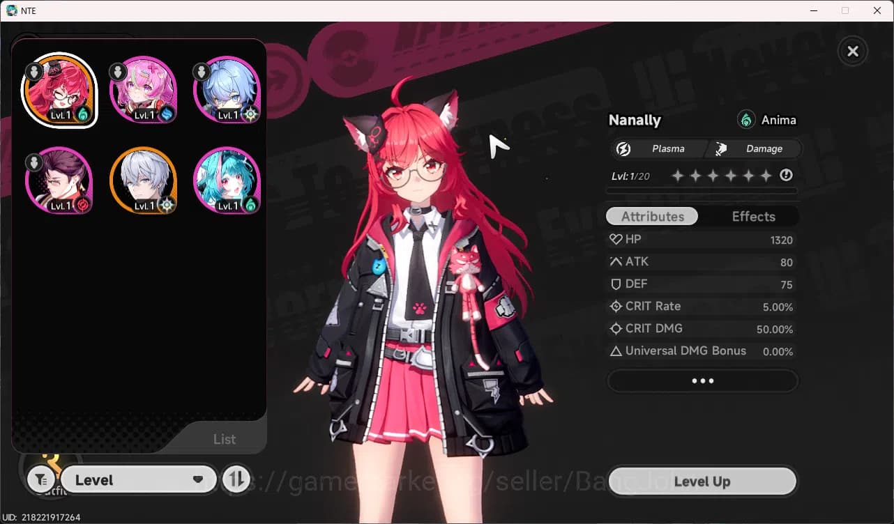 Neverness to Everness Accounts America | Starter Lvl 3 | 1 S Nanally + Skin + 4 A image 9