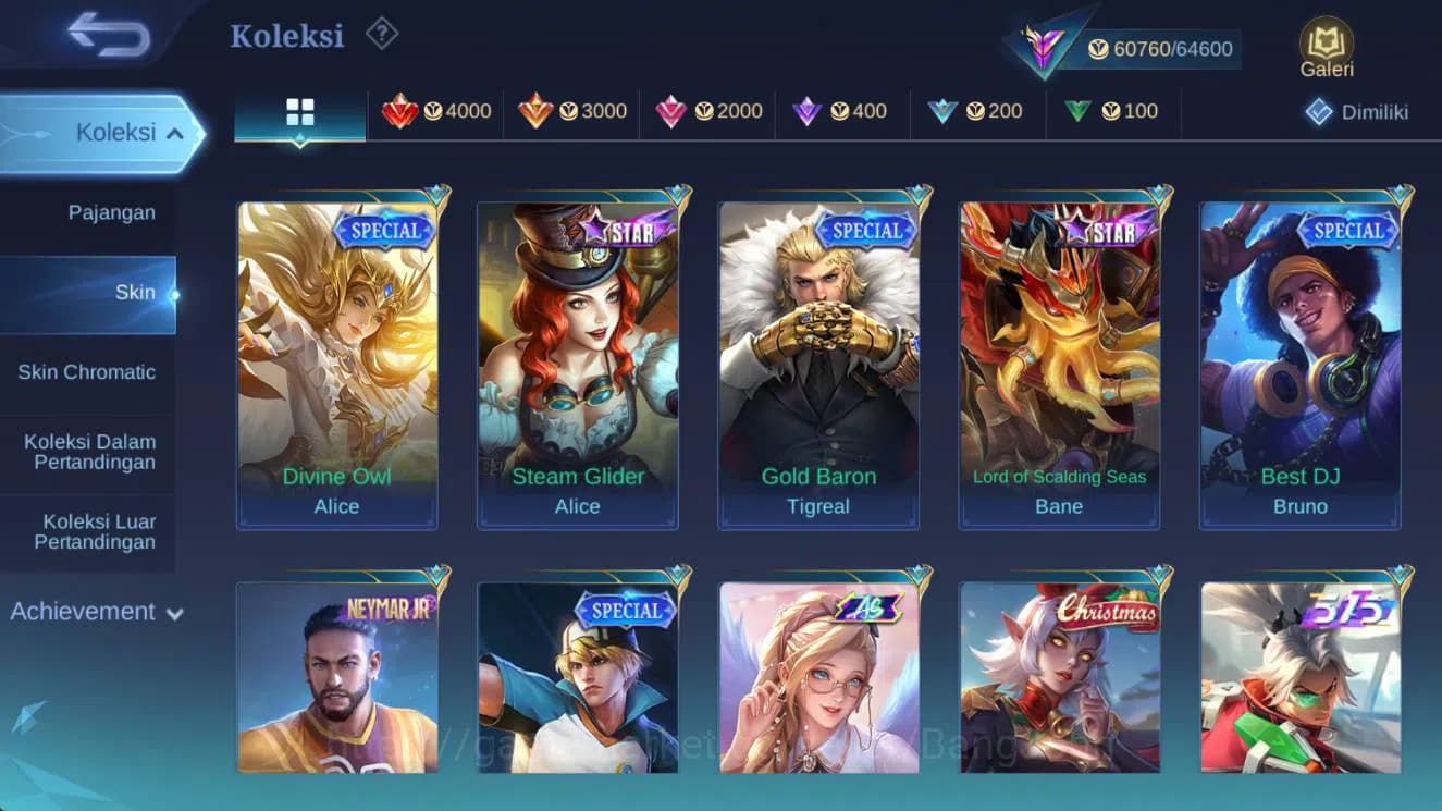 Mobile Legends: Bang Bang Accounts Hero 121 | Skin 276 | Annual Angela | Mworld Wanwa image 10