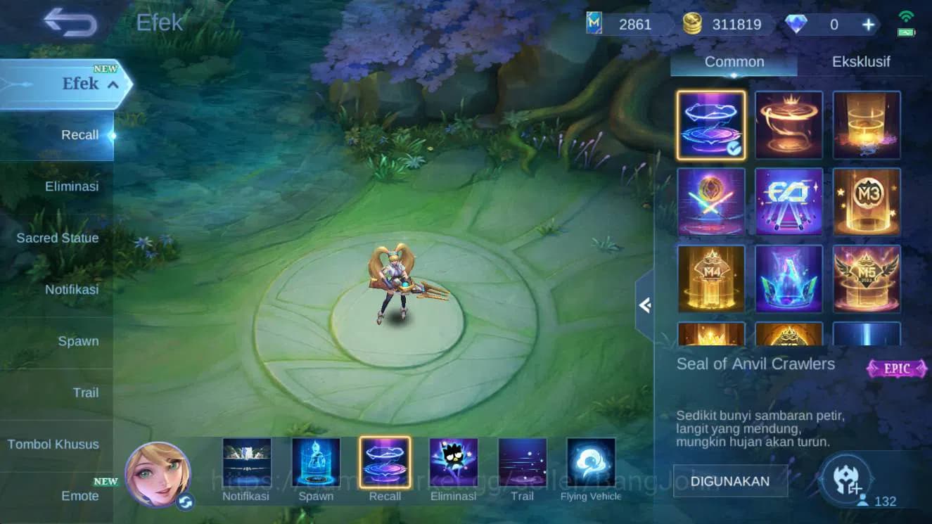 Mobile Legends: Bang Bang Accounts Hero 121 | Skin 276 | Annual Angela | Mworld Wanwa image 12