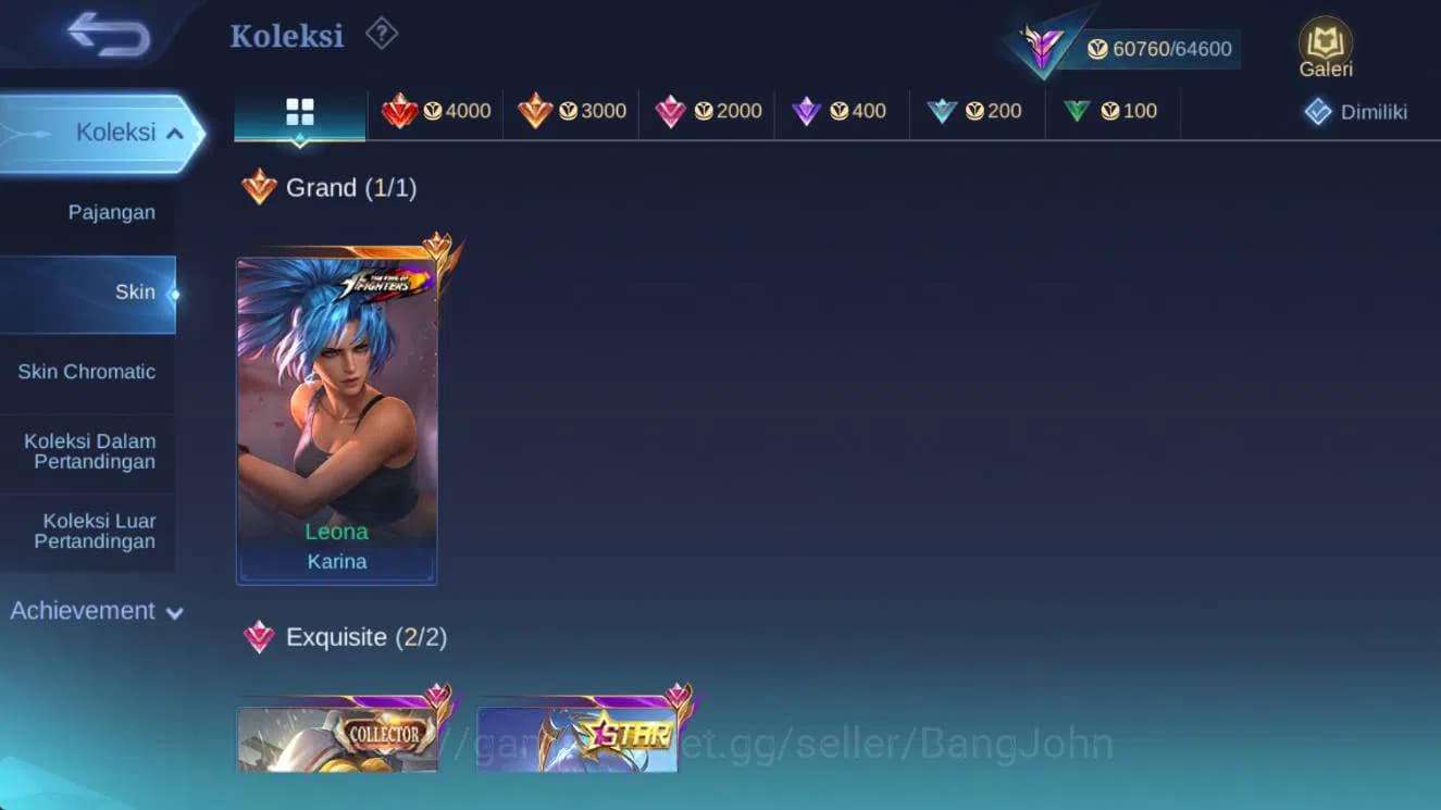 Mobile Legends: Bang Bang Accounts Hero 121 | Skin 276 | Annual Angela | Mworld Wanwa image 3
