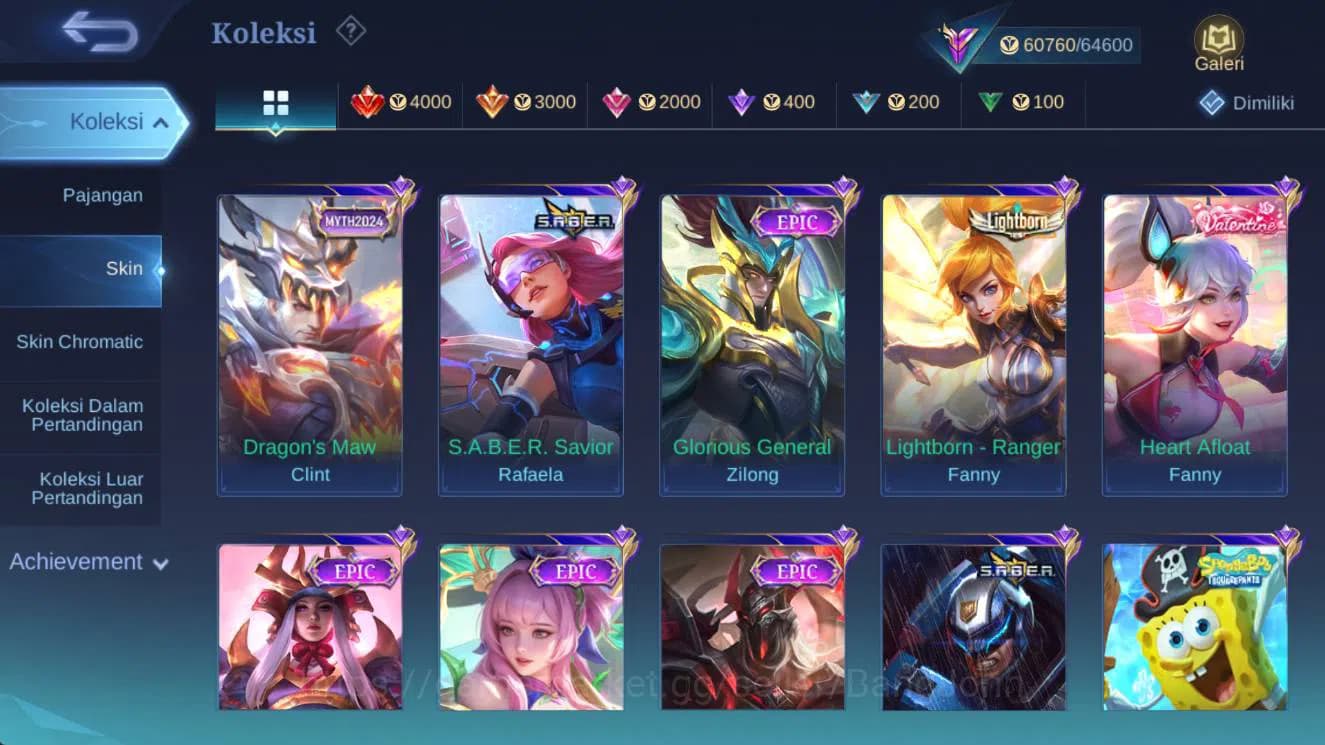 Mobile Legends: Bang Bang Accounts Hero 121 | Skin 276 | Annual Angela | Mworld Wanwa image 6