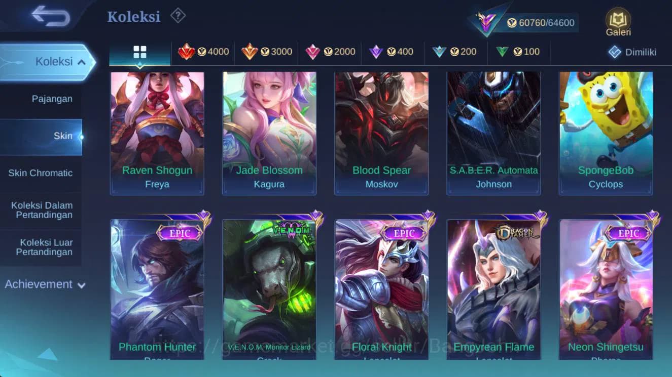 Mobile Legends: Bang Bang Accounts Hero 121 | Skin 276 | Annual Angela | Mworld Wanwa image 7