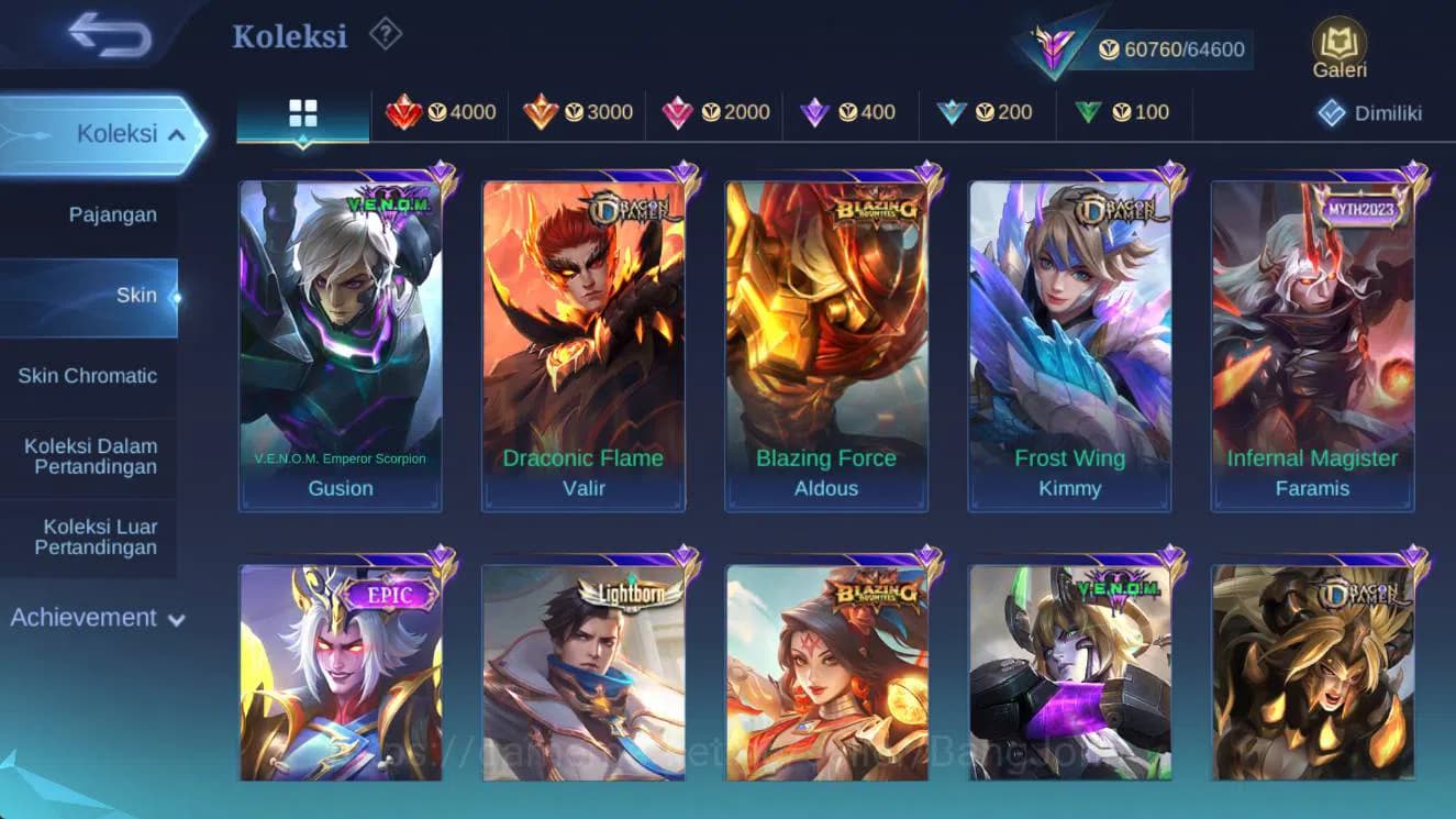 Mobile Legends: Bang Bang Accounts Hero 121 | Skin 276 | Annual Angela | Mworld Wanwa image 8