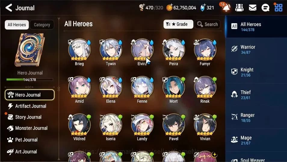Epic Seven Accounts GLOBAL UNVERIF|New Era|15 ML(LOTScales,BArunka,NM image 6