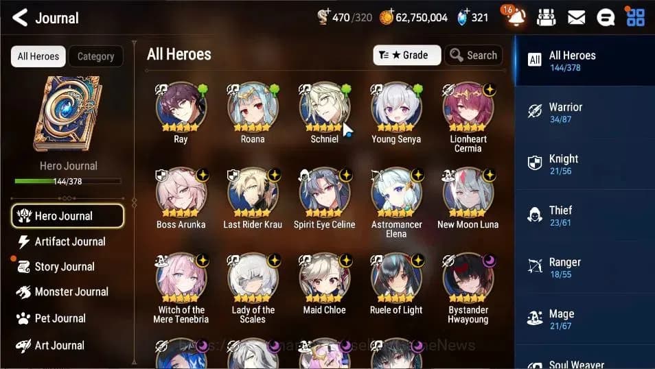 Epic Seven Accounts GLOBAL UNVERIF|New Era|15 ML(LOTScales,BArunka,NM image 7