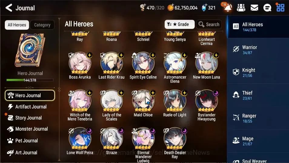 Epic Seven Accounts GLOBAL UNVERIF|New Era|15 ML(LOTScales,BArunka,NM image 8
